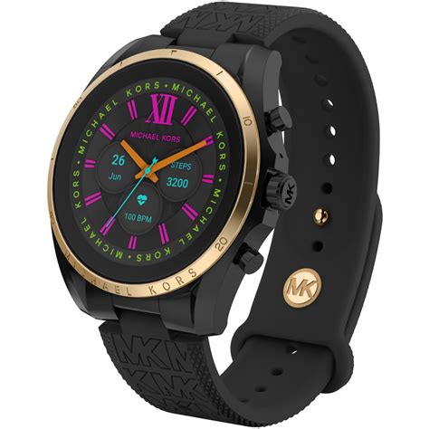 michael kors black smartwatch|Michael Kors gen bradshaw smartwatch.